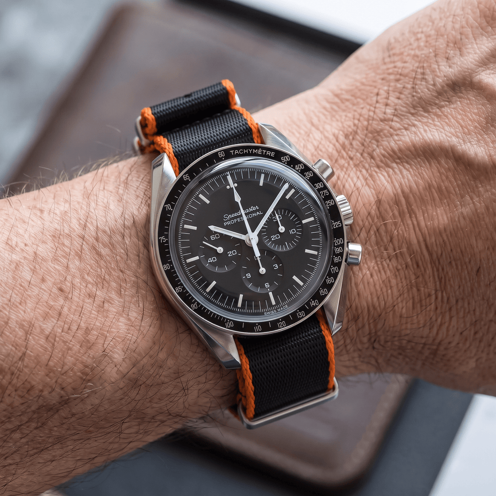 AlphaShark - Black & Orange - BluShark Straps