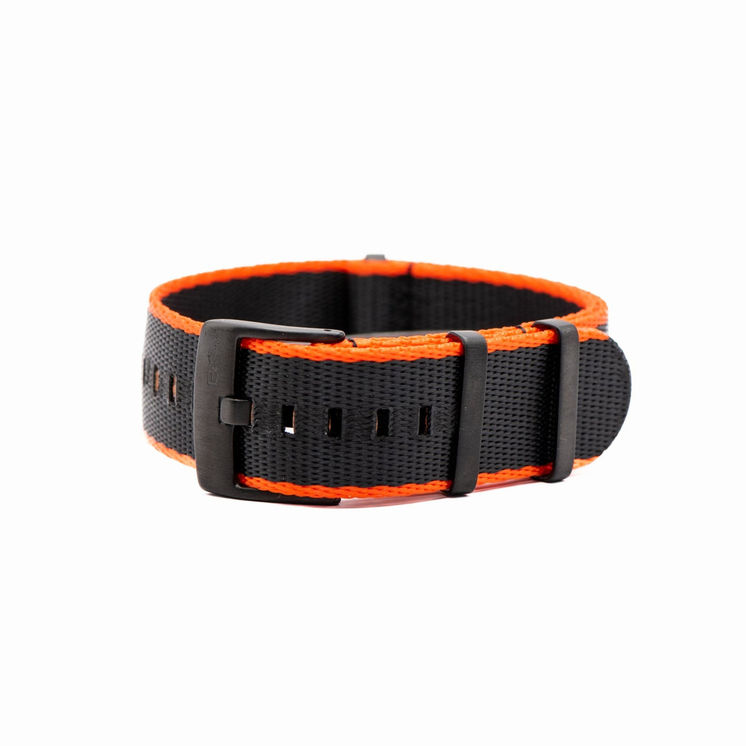 AlphaShark - Black & Orange - BluShark Straps