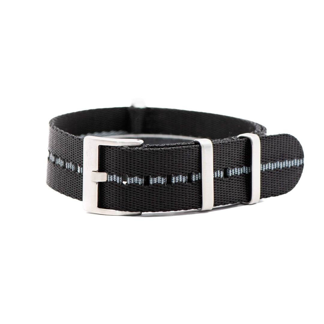 AlphaShark - Black & Pewter - BluShark Straps
