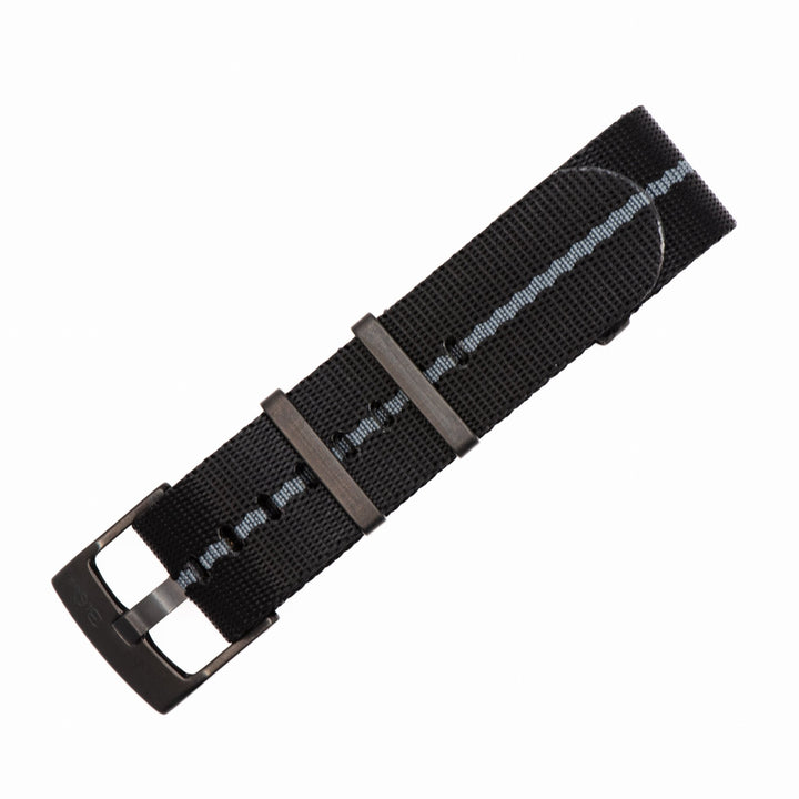 AlphaShark - Black & Pewter - BluShark Straps