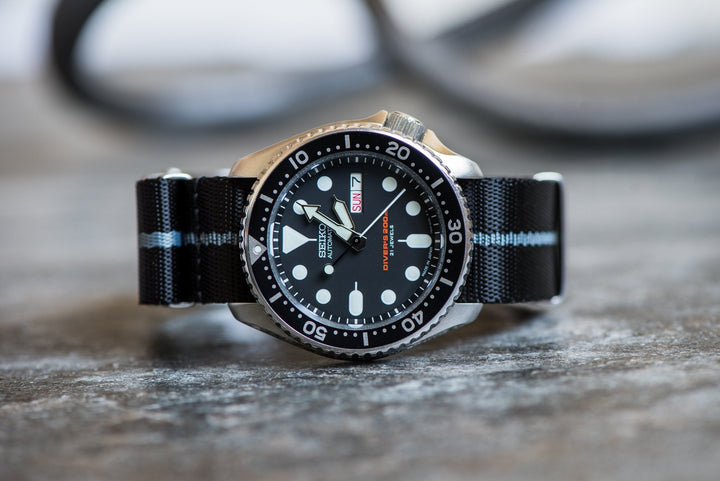 AlphaShark - Black & Pewter - BluShark Straps