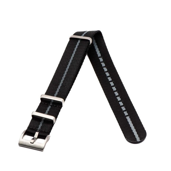 AlphaShark - Black & Pewter - BluShark Straps