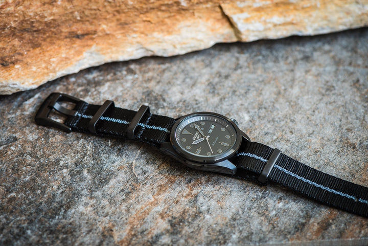 AlphaShark - Black & Pewter - BluShark Straps