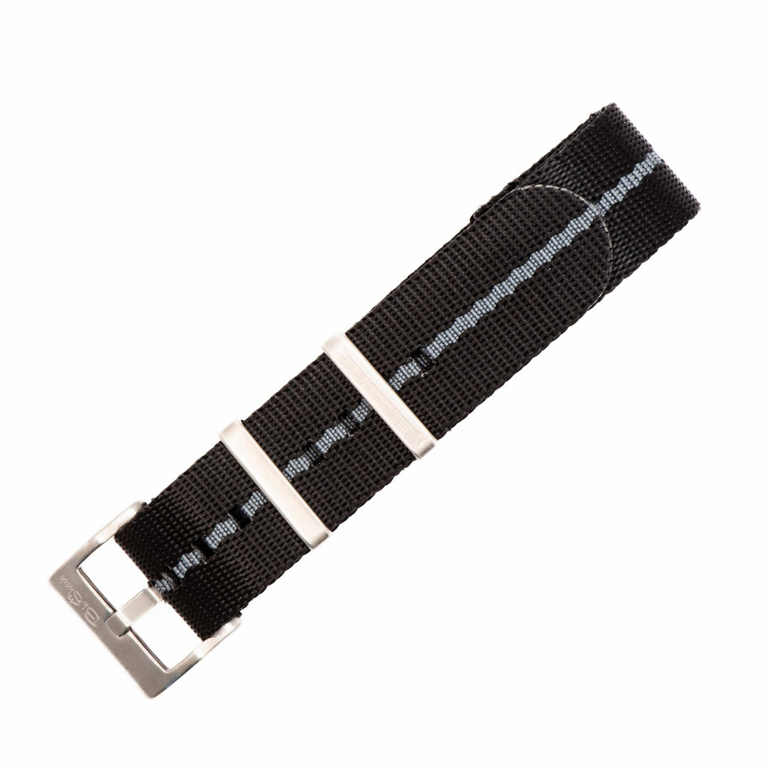 AlphaShark - Black & Pewter - BluShark Straps