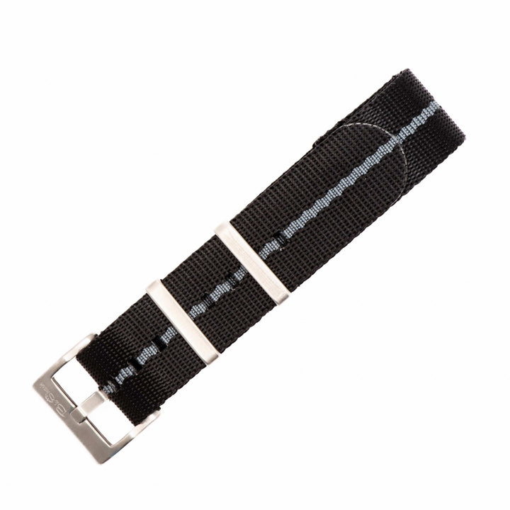 AlphaShark - Black & Pewter - BluShark Straps