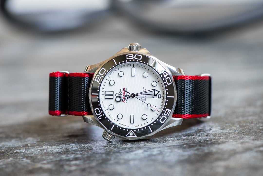 AlphaShark - Black & Red - BluShark Straps