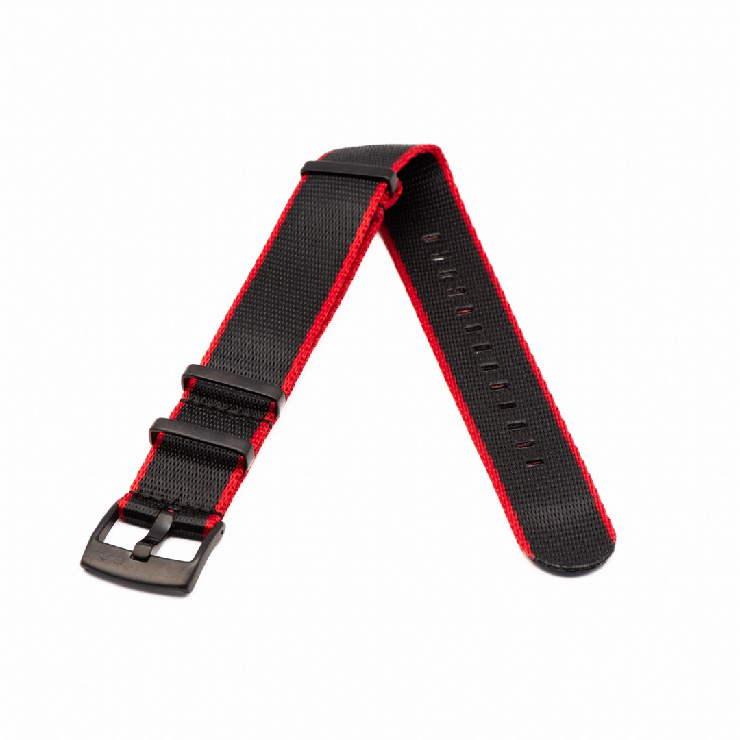 AlphaShark - Black & Red - BluShark Straps