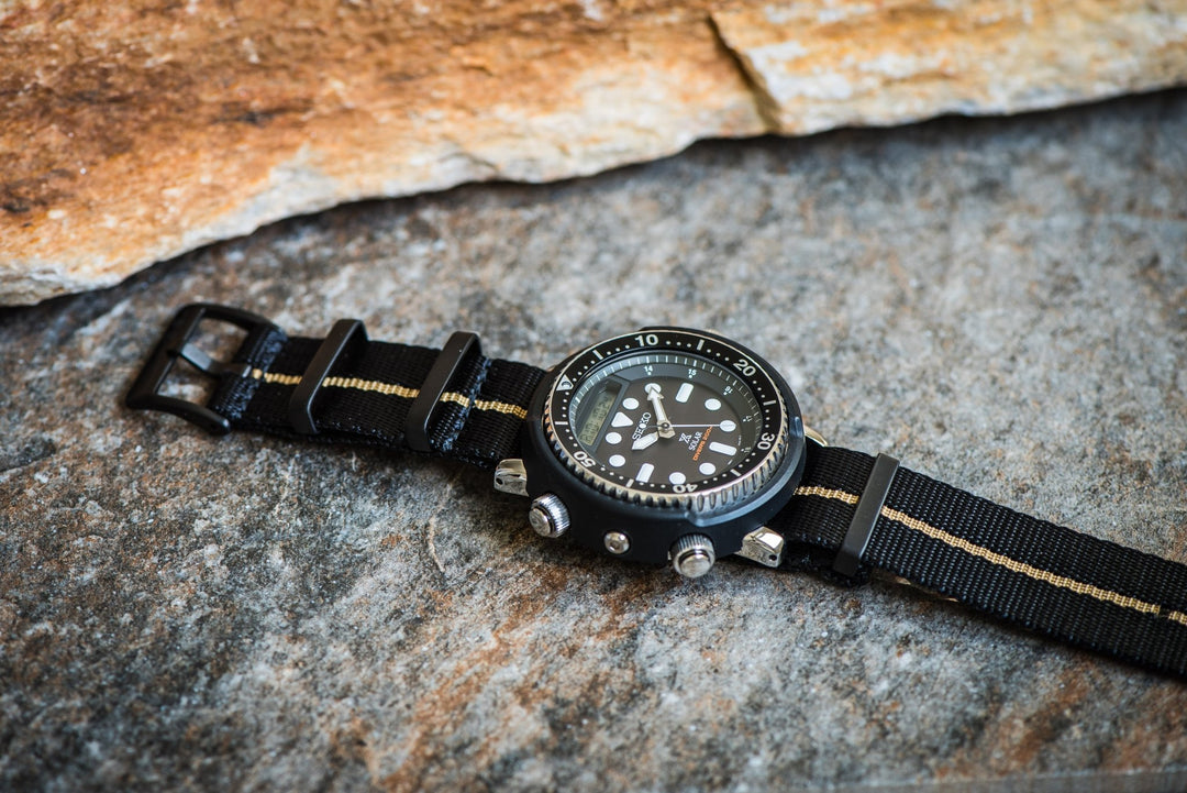 AlphaShark - Black & Tan - BluShark Straps