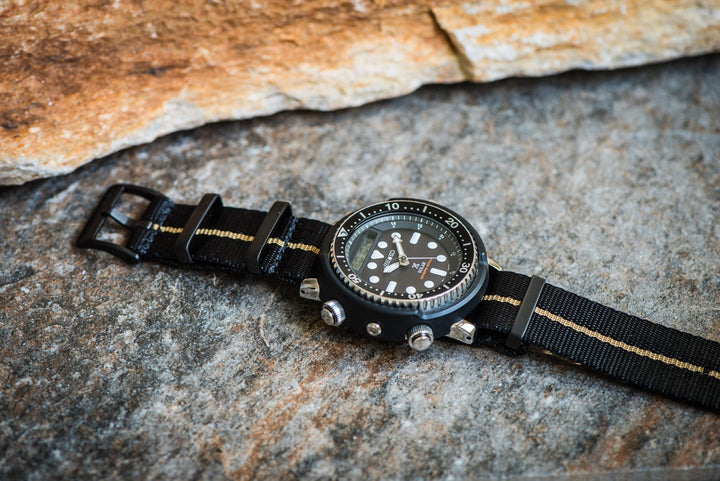AlphaShark - Black & Tan - BluShark Straps
