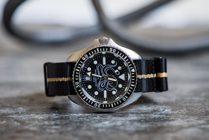AlphaShark - Black & Tan - BluShark Straps