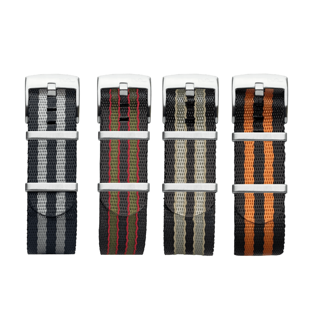 AlphaShark - Bond Striped - 4 Pack Bundle - BluShark Straps