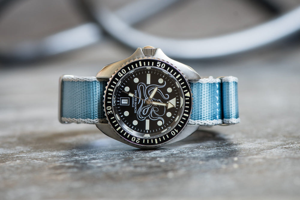 AlphaShark - Sharkskin - BluShark Straps side view