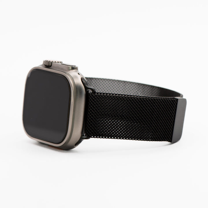 Apple Band Milanese - Black Midnight - BluShark Straps