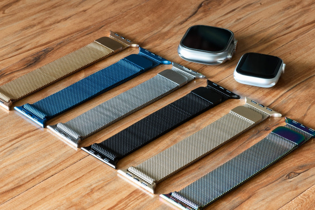 Apple Band Milanese - Black Midnight - BluShark Straps