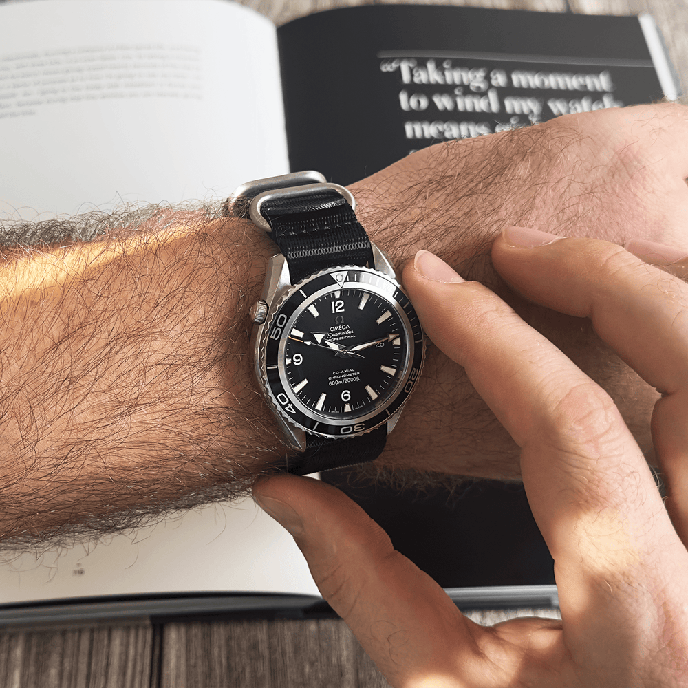 Black Nylon Bundle - 4 - Pack Bundle Of Essential Black Watch Straps - BluShark Straps