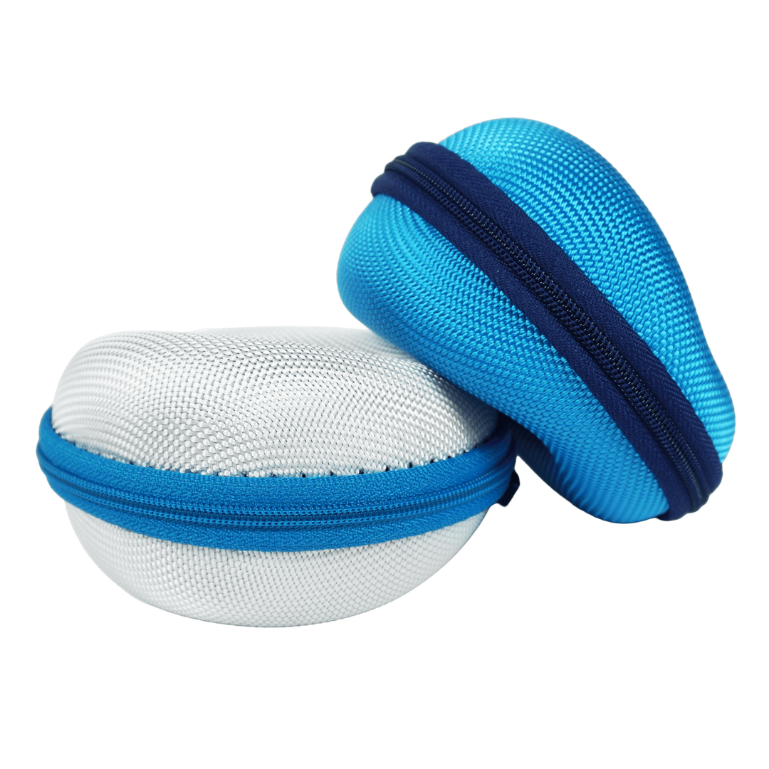 BluShark Accessory The Pod - Travel Watch Case Two-Pack - Great White & Baby Blu