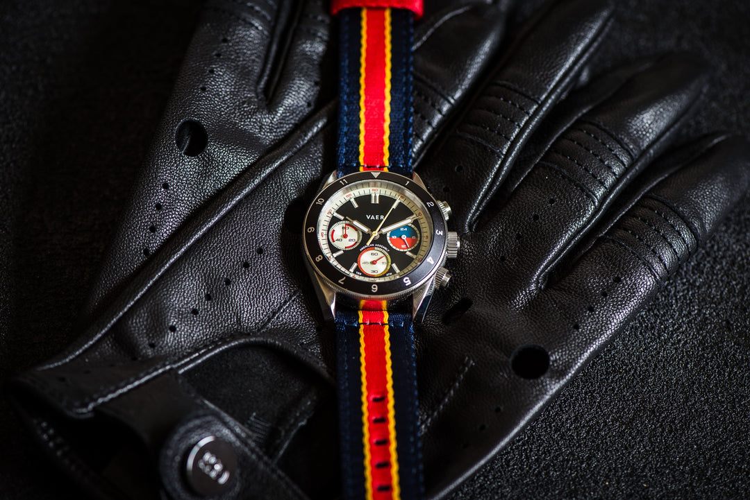 BluShark Alpha2 Alpha2 - Racing Stripe - Blue Red Yellow