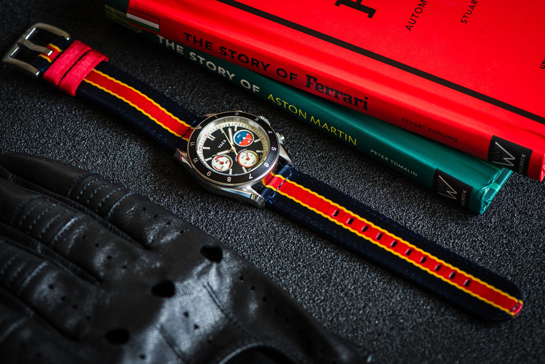 BluShark Alpha2 Alpha2 - Racing Stripe - Blue Red Yellow