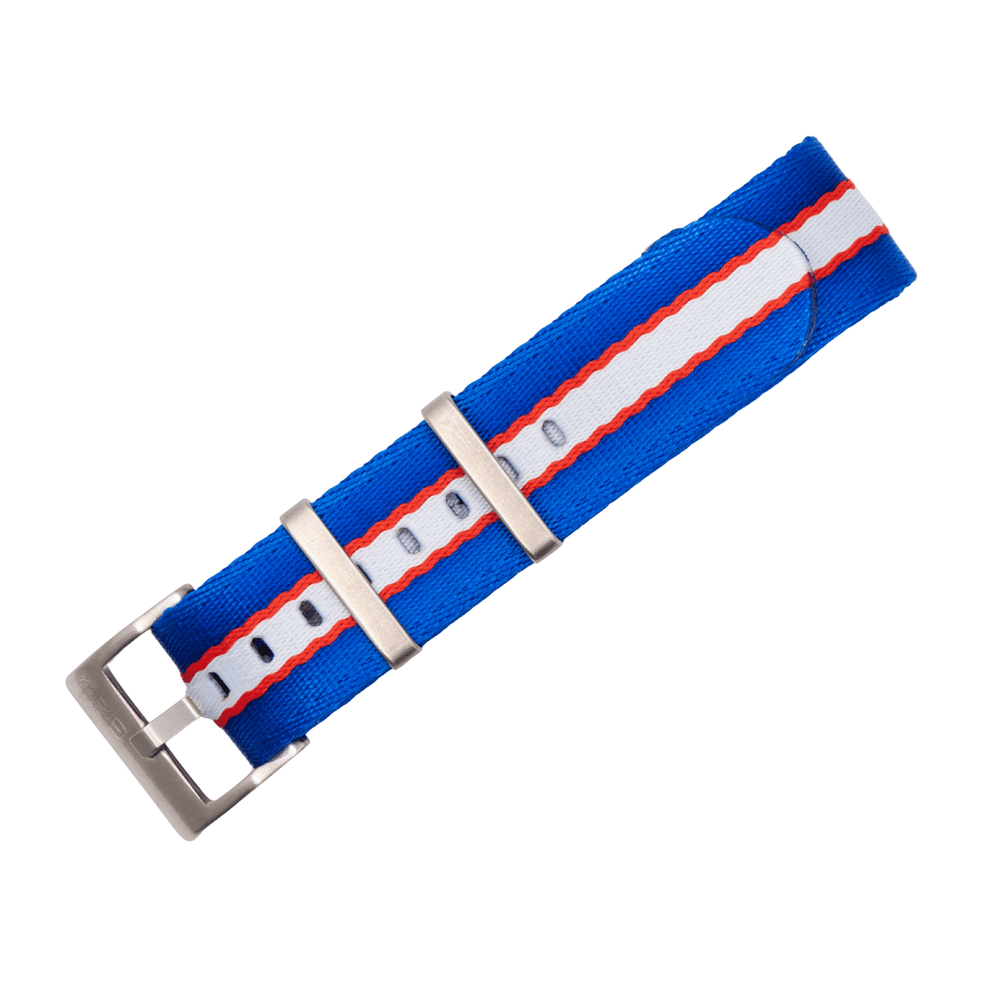 BluShark AlphaPremier AlphaPremier - Racing Stripe - Blue White Red