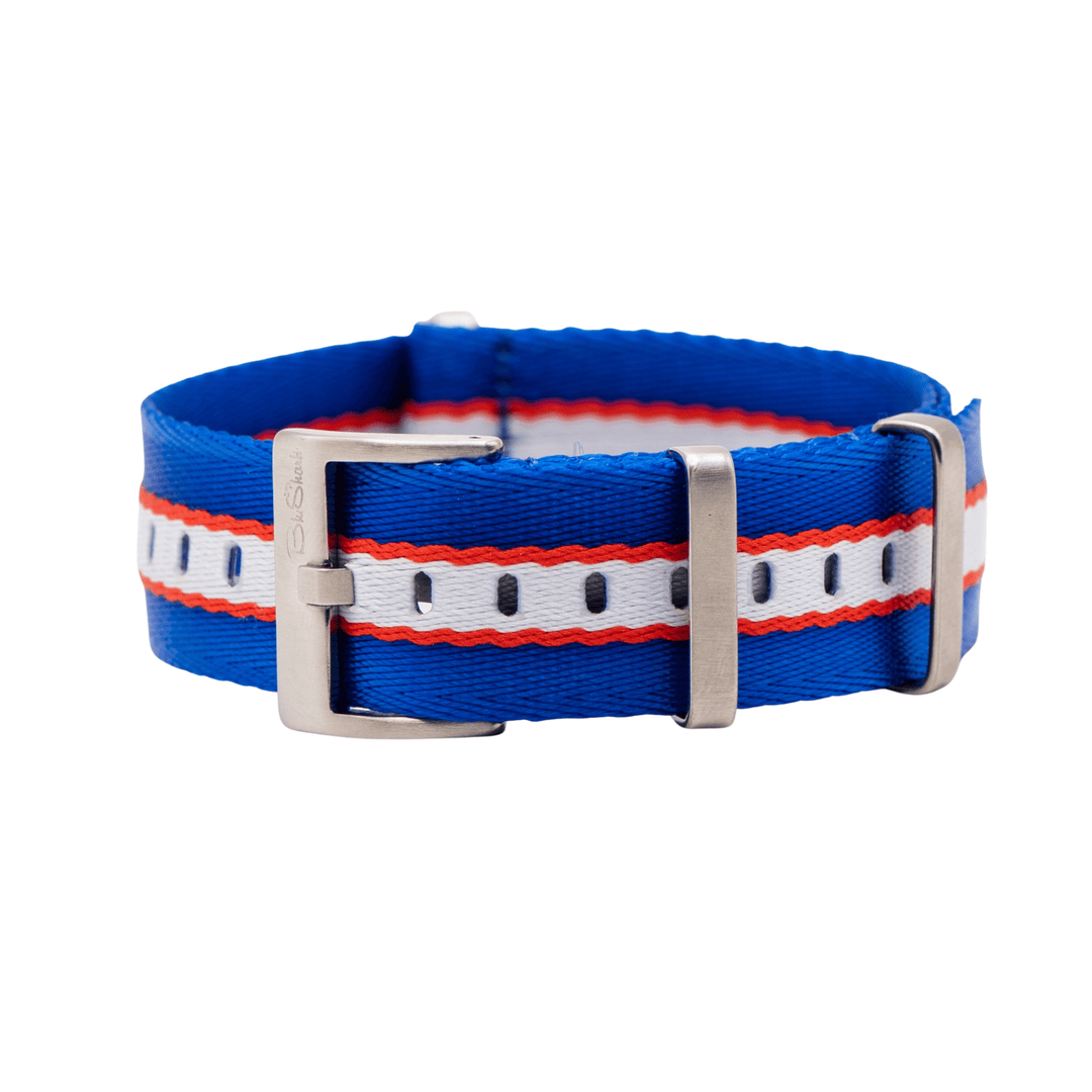 BluShark AlphaPremier AlphaPremier - Racing Stripe - Blue White Red