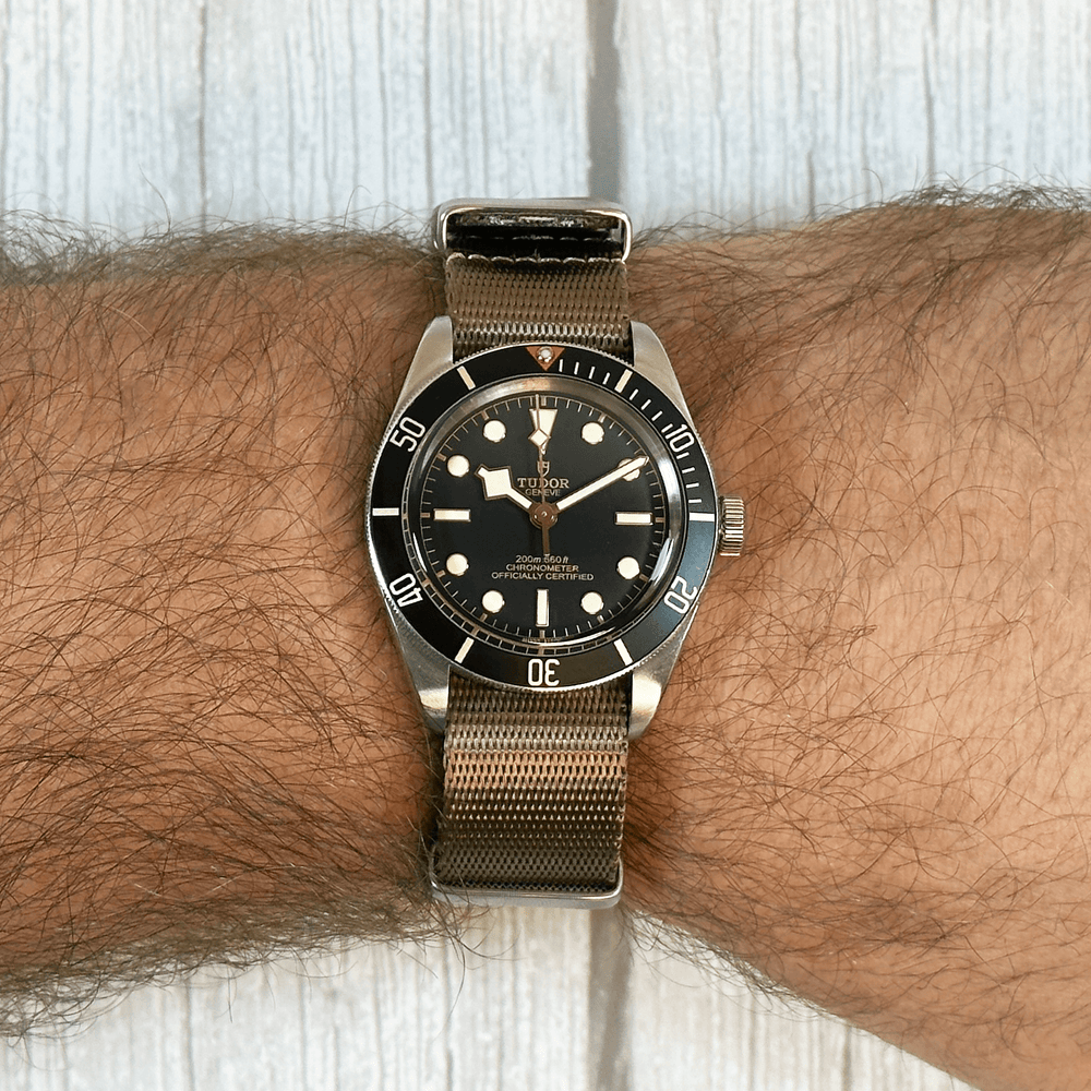 BluShark AlphaShark Double Pass Military Style Nylon Watch Straps BluShark Straps