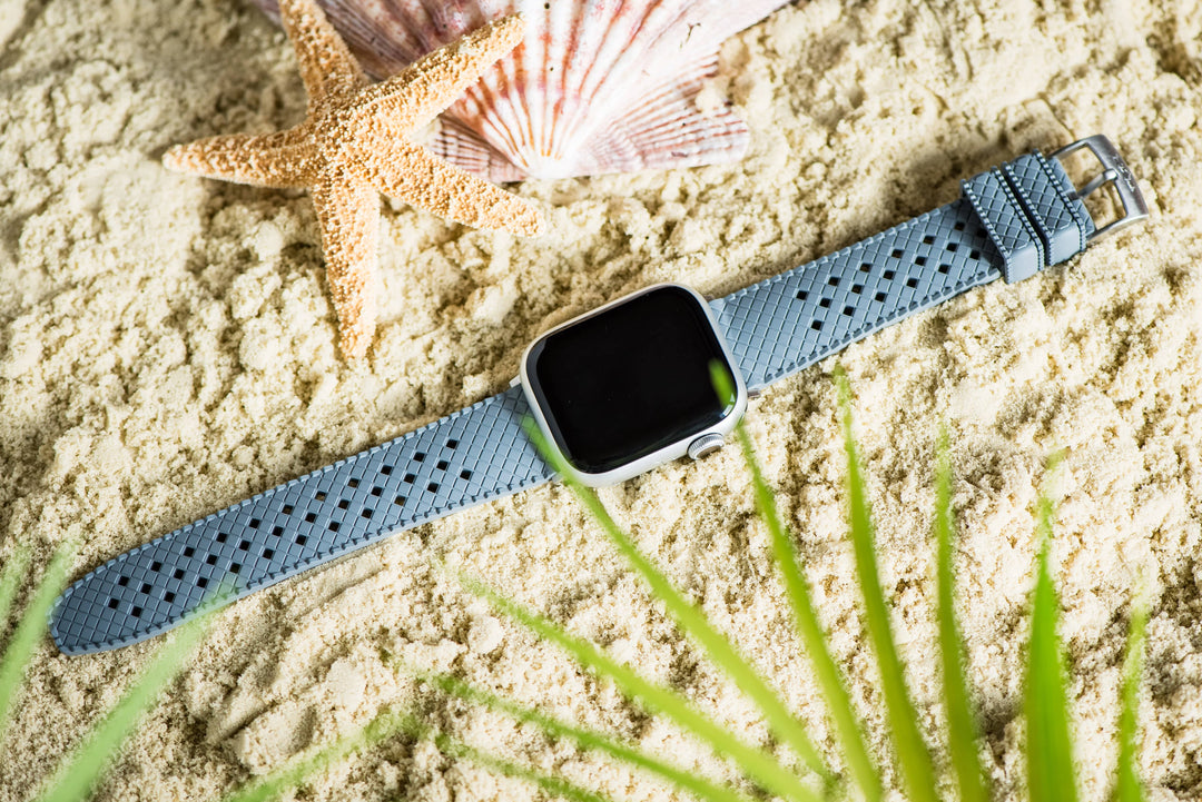 BluShark Apple Band Neo Tropical Rubber Apple Band - Neo Tropical Rubber - Gray