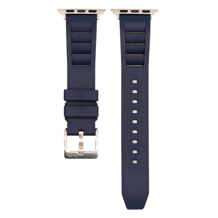 BluShark Apple Band Shark Gill Rubber Apple Band - Shark Gill Rubber - Dark Blue