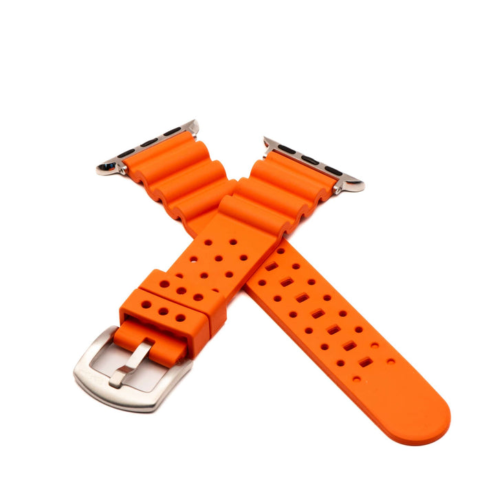BluShark Apple Band Sport Rubber Apple Band - Sport Rubber - Orange
