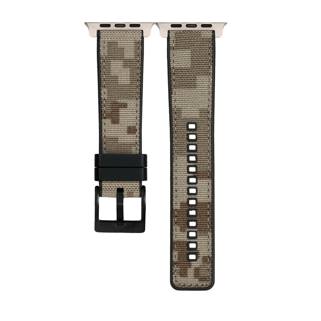 BluShark Apple Band ULTRA Canvas & Rubber Apple Band ULTRA - Canvas & Rubber - Camo Tan