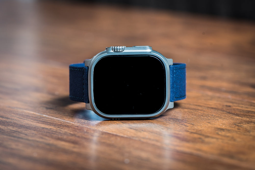 BluShark Apple Band ULTRA CanvaSoft ULTRA 1 / ULTRA 2 Apple Band ULTRA - CanvaSoft 2.0 - Indigo Blue