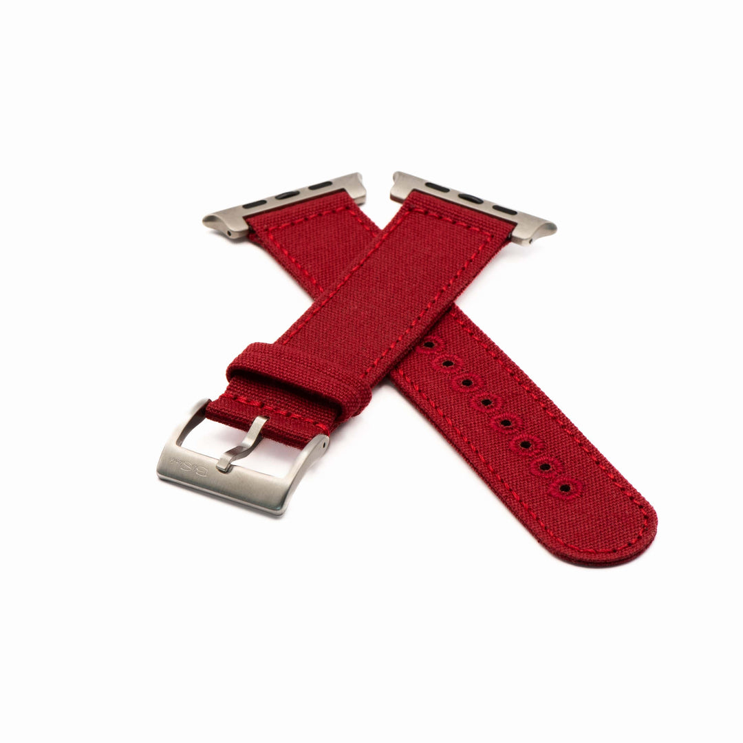 BluShark Apple Band ULTRA CanvaSoft ULTRA 1 / ULTRA 2 Apple Band ULTRA - CanvaSoft 2.0 - Red