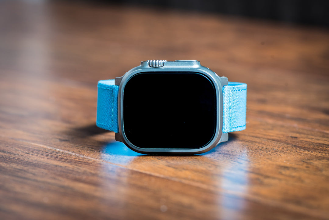 BluShark Apple Band ULTRA CanvaSoft ULTRA 1 / ULTRA 2 Apple Band ULTRA - CanvaSoft 2.0 - Sky Blue