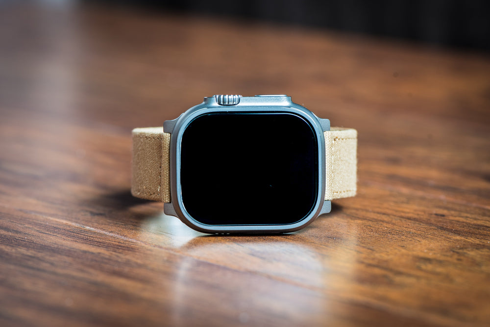 BluShark Apple Band ULTRA CanvaSoft ULTRA 1 / ULTRA 2 Apple Band ULTRA - CanvaSoft 2.0 - Tan