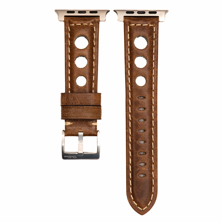 BluShark Apple Band ULTRA Leather Rally ULTRA 1 & ULTRA 2 Apple Band ULTRA - Leather - Rally - Brown