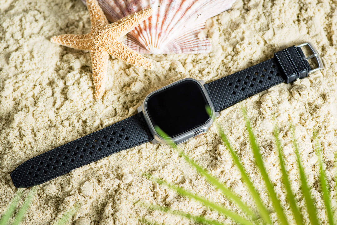 BluShark Apple Band ULTRA Neo Tropical Rubber Apple Band ULTRA - Neo Tropical Rubber - Black