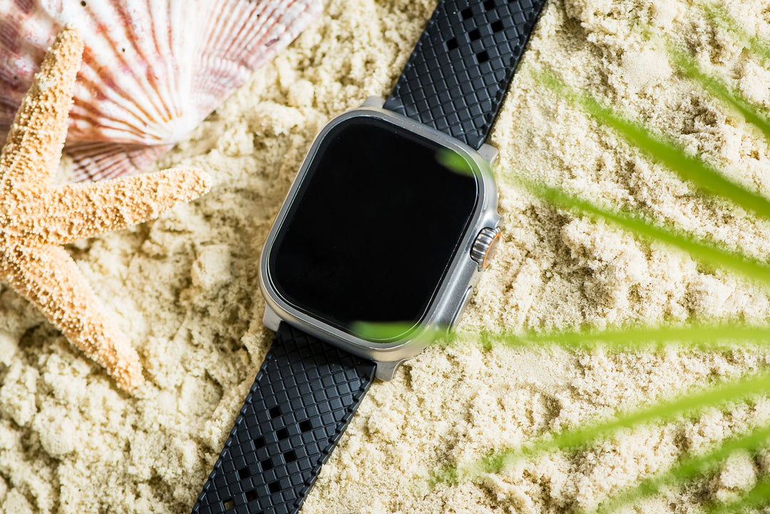 BluShark Apple Band ULTRA Neo Tropical Rubber Apple Band ULTRA - Neo Tropical Rubber - Black