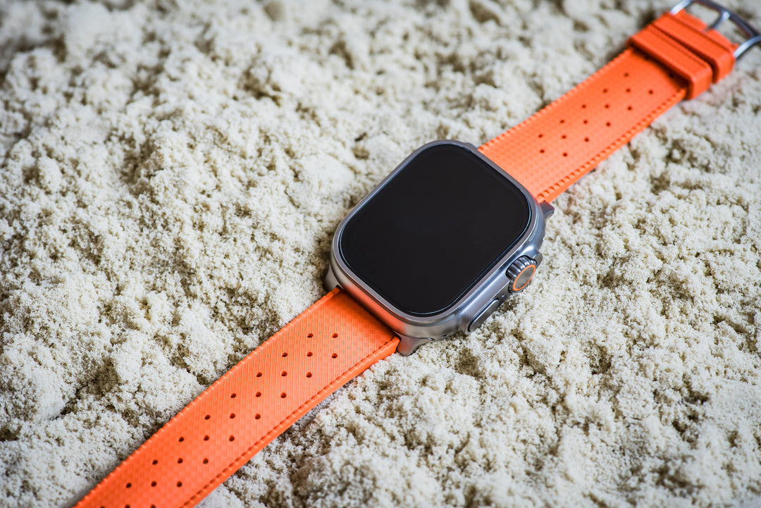 BluShark Apple Band ULTRA Tropical Rubber Apple Band ULTRA - Tropical Rubber - Orange