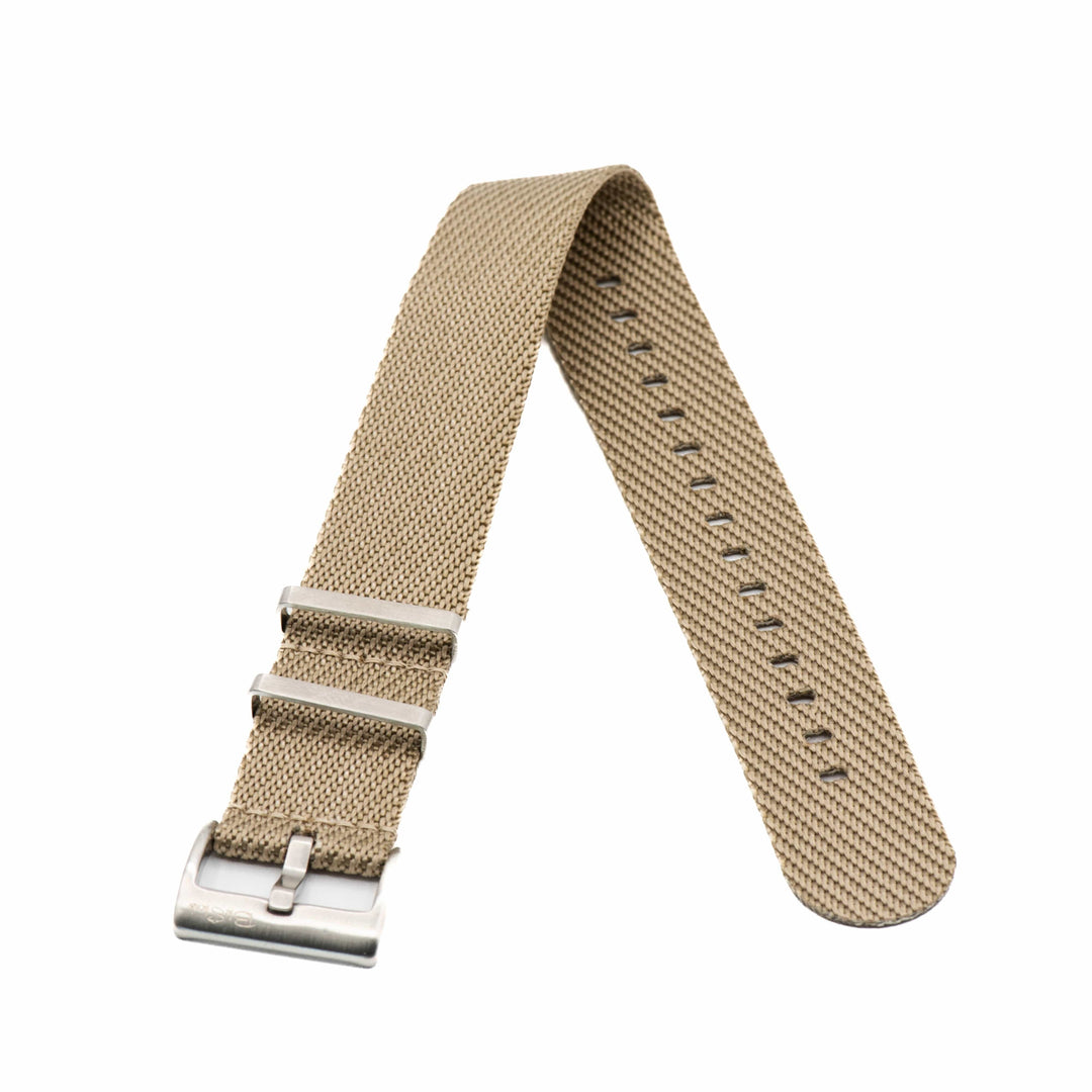 BluShark Knit Weave Knit Weave - Khaki Watch Strap