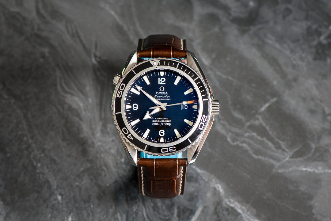 BluShark Leather Crocodile Leather - Crocodile Grain Chocolate Brown