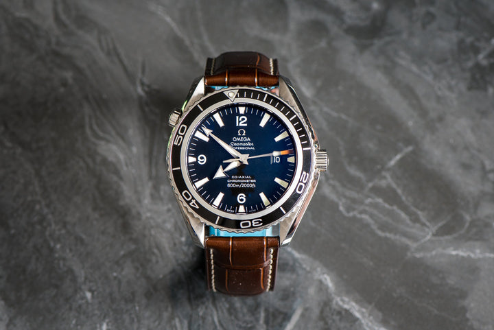 BluShark Leather Crocodile Leather - Crocodile Grain Chocolate Brown