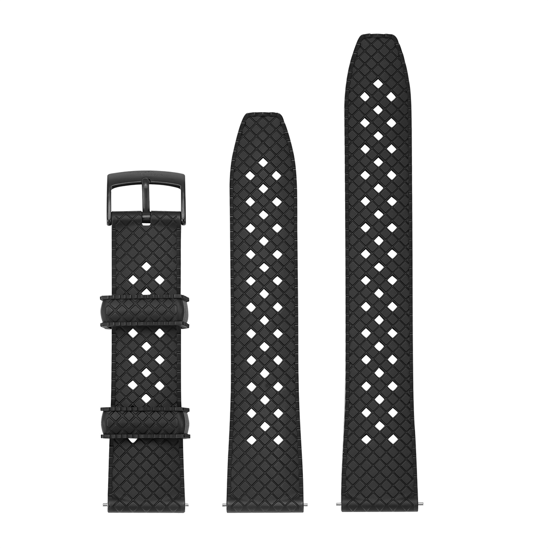 BluShark Neo Tropical Rubber 20mm / PVD Black Neo Tropical Rubber - Black