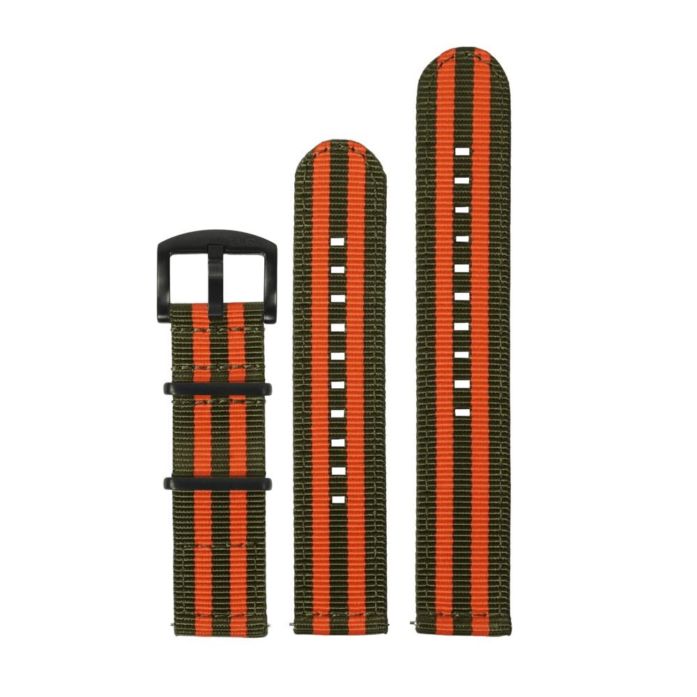 BluShark O2 20mm / PVD Black The O2 Strap - Bond Bomber Jacket