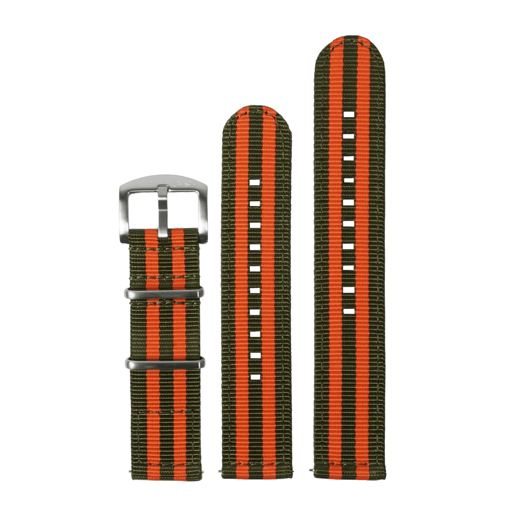 BluShark O2 20mm / Brushed The O2 Strap - Bond Bomber Jacket