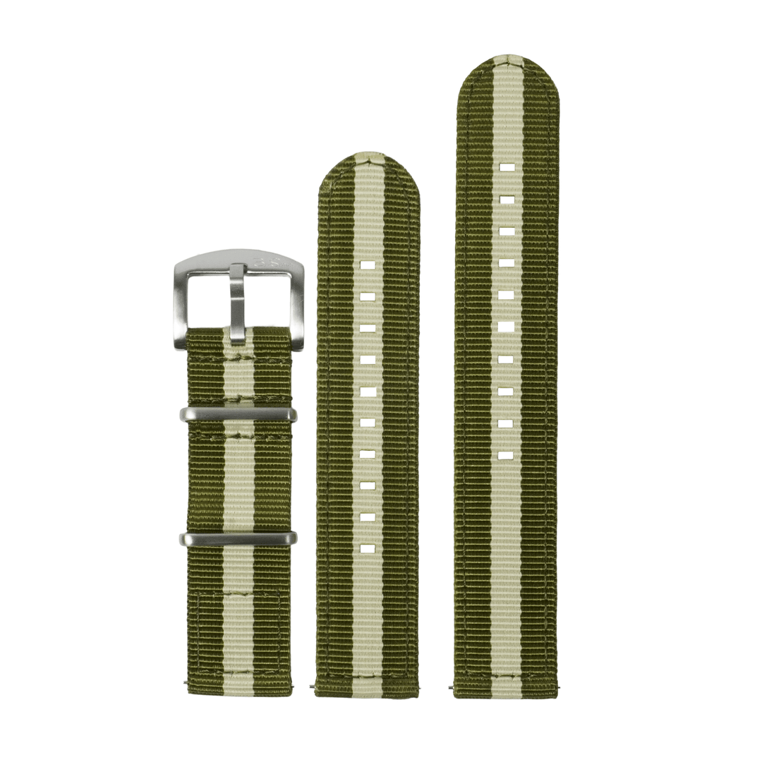 BluShark O2 20mm / Brushed The O2 Strap - Toy Soldier