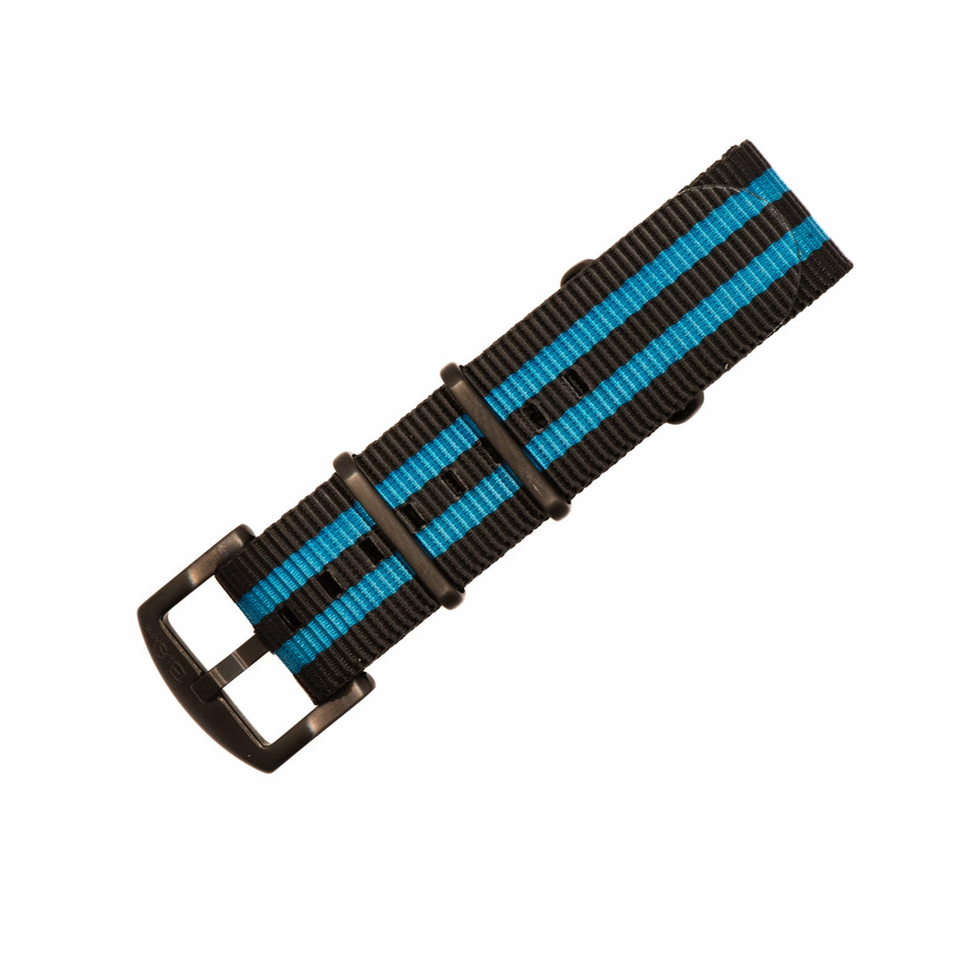 BluShark Original 20mm / PVD Black Original - Bond Aqua
