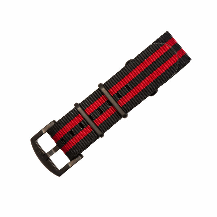 BluShark Original 18mm / PVD Black Original - Bond Scarlet Knight