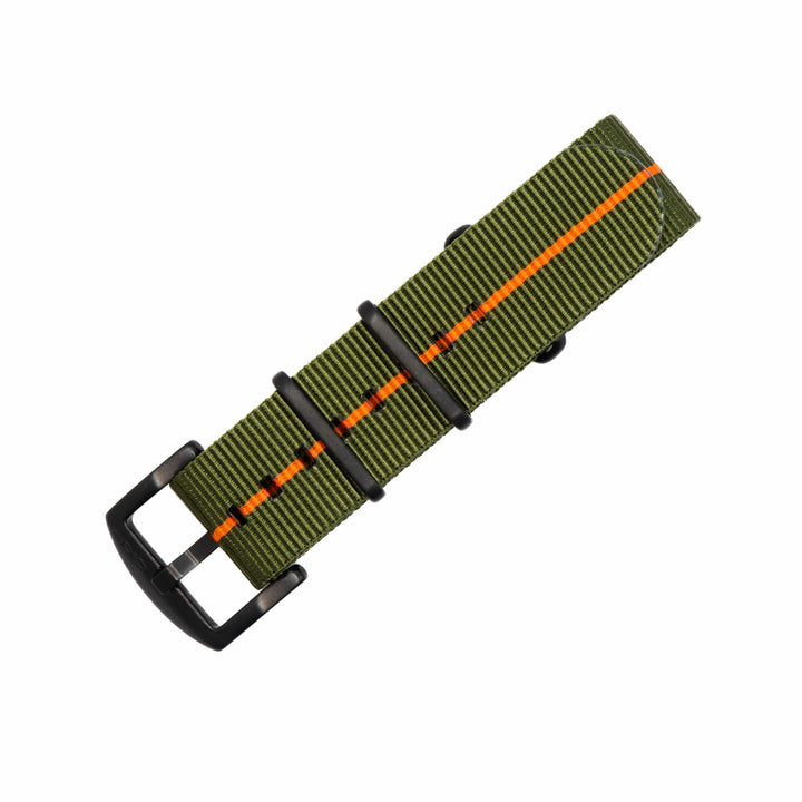 BluShark Original 20mm / PVD Black Original - Botanical Green