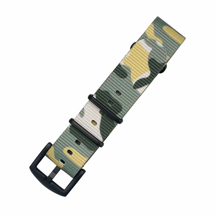 BluShark Original 20mm / PVD Black Original - Camo Grassland