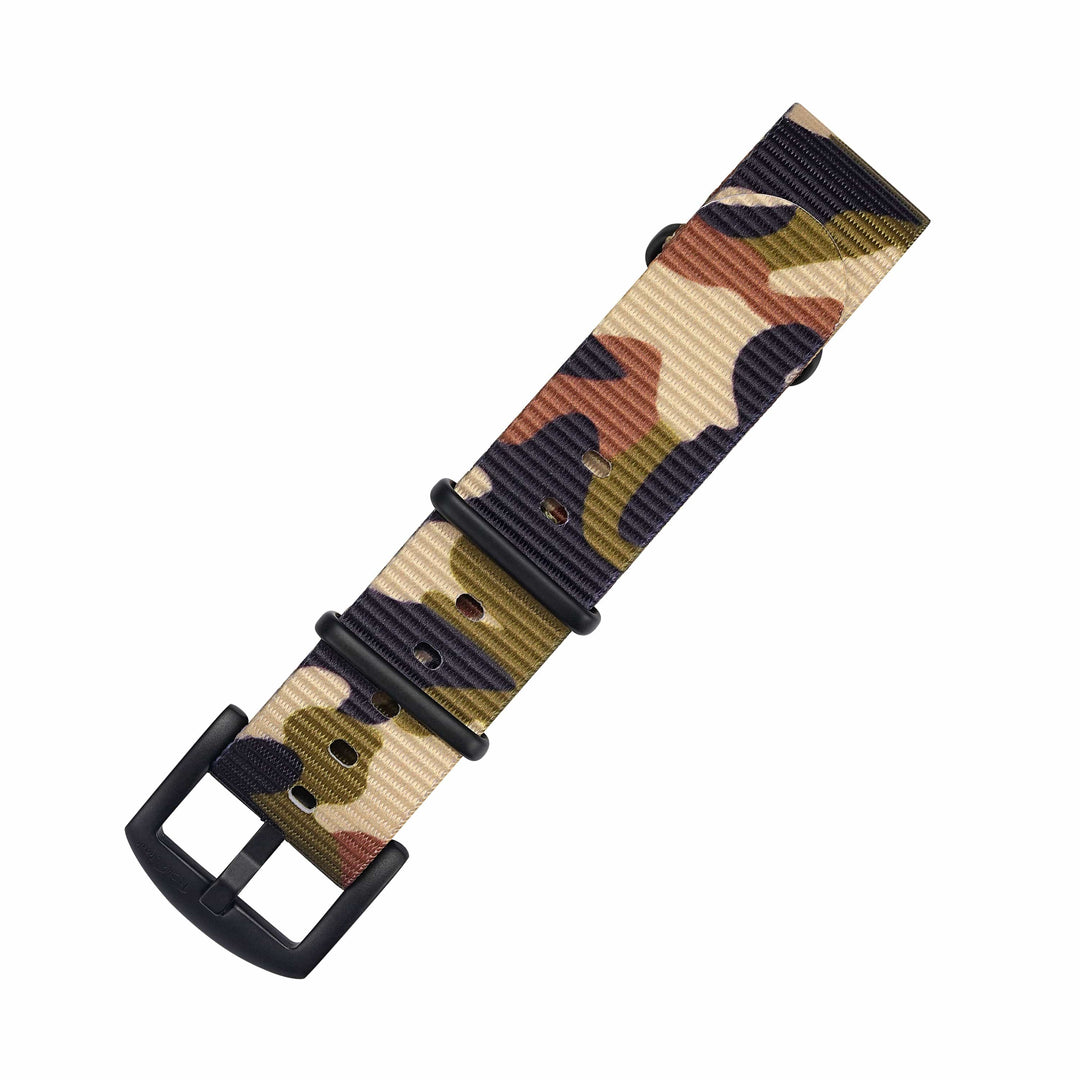 BluShark Original 20mm / PVD Black Original - Camo Woodland