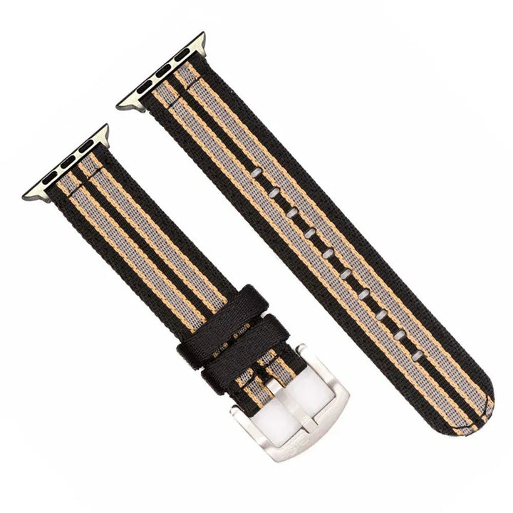 Blushark Premium Nylon Smartwatch Band - Compatible with Apple Watch Series 1 - 11 and Ultra Series - Quick - Change Adapters - Adjustable Sizing - Sweatproof and Waterproof. - BluShark Straps